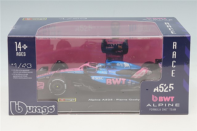 スパーク 1/64 アルピーヌ A525 BWT アルピーヌF1チーム 2025 F1 日本