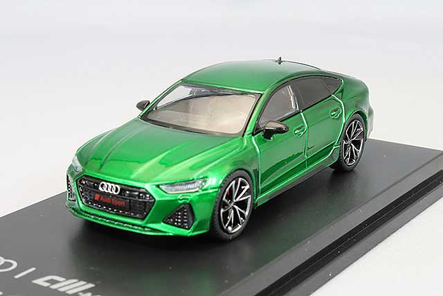CMモデル 1/64 アウディ RS7 スポーツバック メタリックブルー