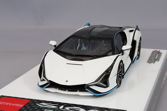 アイドロン 1/43 ランボルギーニ シアンFKP 37 2019 ストライプ アイドロン 1/43 ランボルギーニ シアンFKP 37 2019 ストライプ