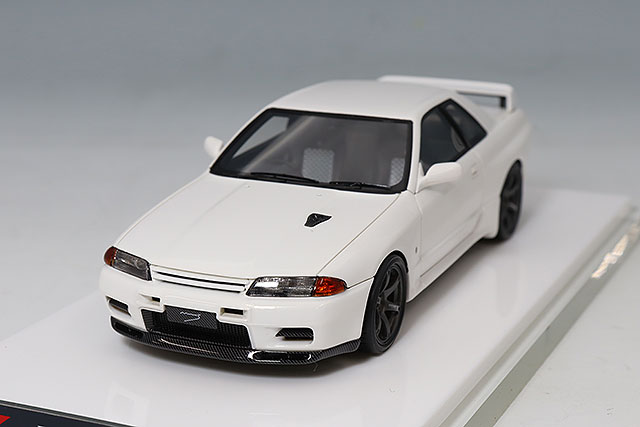 アイドロン 1/43 マインズ スカイライン GT-R (BCNR33) ホワイト