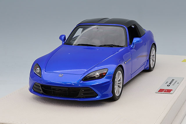 アイドロン 1/43 ホンダ S2000 (AP2) 2005 プラチナムホワイトパール