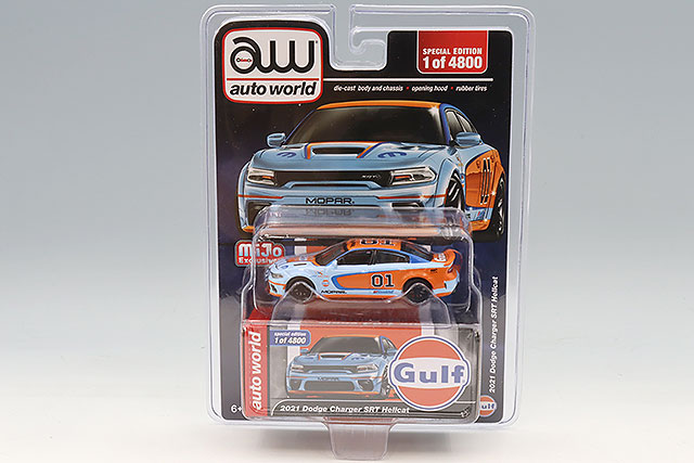 オートワールド 1/64 2019 ダッジ チャレンジャー R/T スキャット