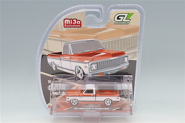 シボレーインパラ6364オリジナルヘッドライナーモールクロームハイドロ Mijo特注, グリーンライト 1/64 1963 シボレー インパラ ローライダー