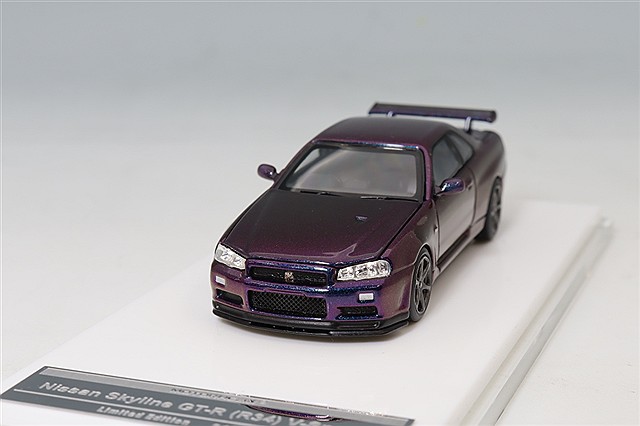 スカイライン MOTORHELIX 1/64 日産 スカイライン GT-R (R34) V Spec II ミレニアム