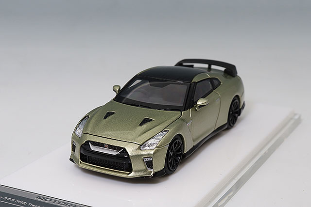 MOTORHELIX 1/64 日産 GT-R (R35) 50thアニバーサリー ワンガンブルー