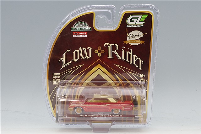 Mijo特注, グリーンライト 1/64 1963 シボレー インパラ ローライダー