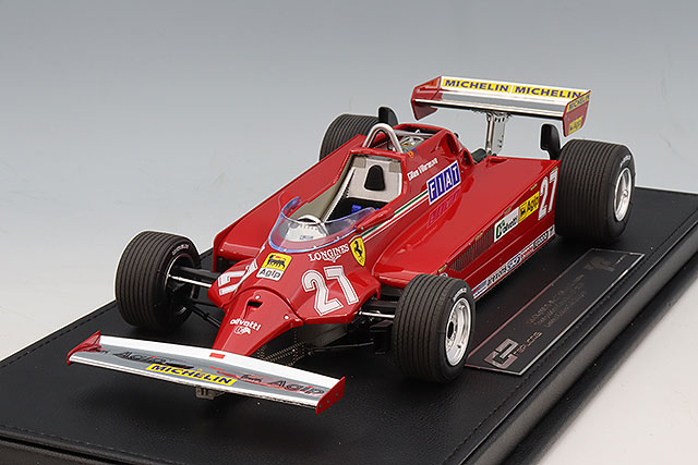 1/43 F1 brumm フェラーリ126CK turbo G.ビルヌーブ ブルム 1/43 フェラーリ 126CK 1981 カナダGP 3位 #27 G.ヴィルヌーヴ