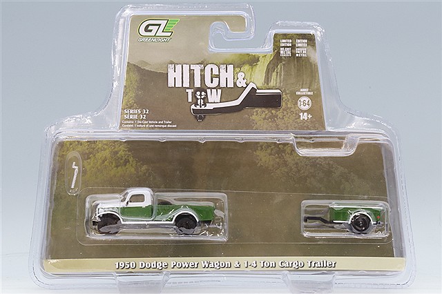 グリーンライト　グッドイヤー　ボックストラック　1/64 グリーンライト 1/64 1969 プリムス GTX & 1967 ダッジ D-200