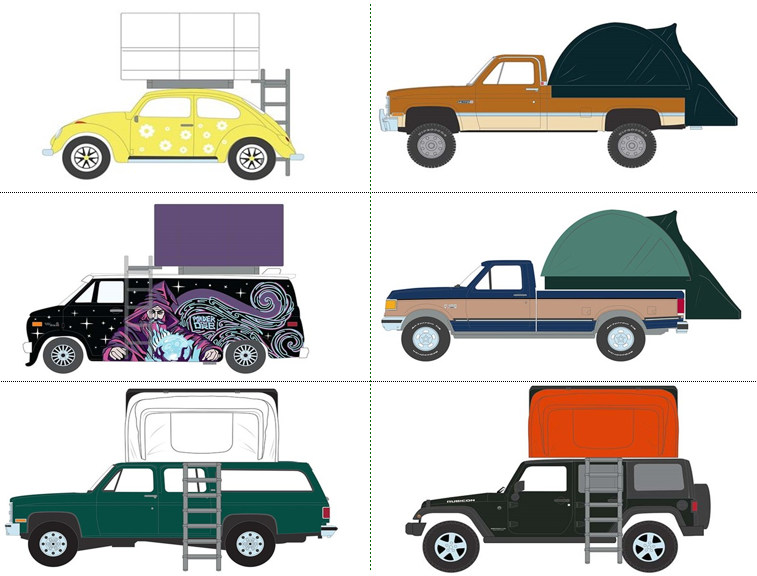 グリーンライト 1/64 Texaco スペシャルエディション シリーズ1 1BOX 6台入