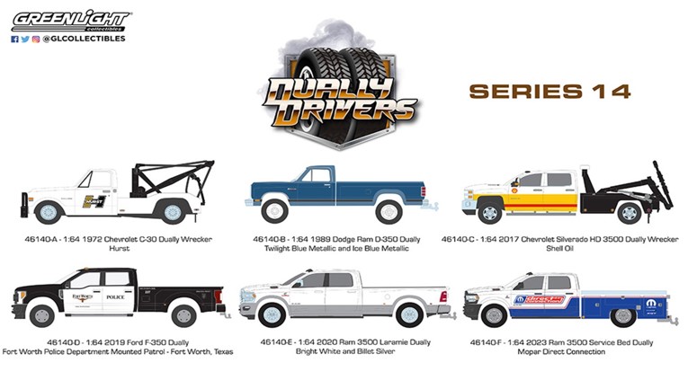 グリーンライト フォード F-350 ラリアット ビッグフット 1/64