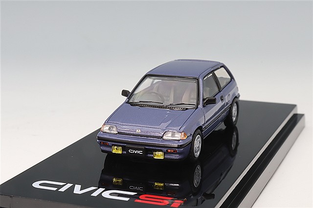 ホビージャパン 1/64 ホンダ シビック (AT) 後期型 レッド