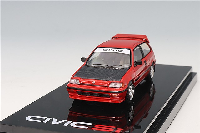 トリプル9 1/43 ホンダ シビック 1987 ブラック ,ダイキャスト製,
