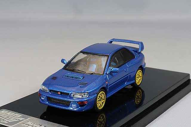 ホビージャパン 1/18 スバル インプレッサ WRX タイプR STi Ver.1997 (GC8) ソニックブルーマイカ