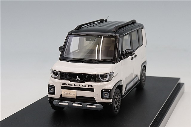 ハイストーリー 1/43 三菱 デリカミニ (2023) カスタマイズ ホワイト