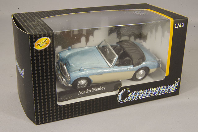 カララマ 1/43 オースチン ヒーレー メタリックブルー/ミルキーホワイト