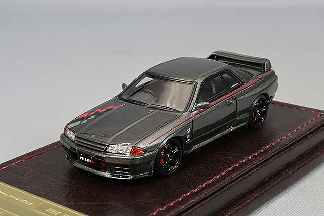☆* イグニッションモデル 1/64 日産 スカイライン GT-R ニスモ (R32) ガンメタリック/ニスモLMGT418インチホイール(ブラック) ☆* イグニッションモデル 1/64 日産 スカイライン GT-R ニスモ (R32) ガンメタリック/ニスモLMGT418インチホイール(ブラック)
