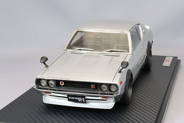 IG0040 1/18 スカイライン 2000 GT-R KPGC10 シルバー 1/18 NISSAN SKYLINE 降り注ぐ 2000 GT-R KPGC10 SILVER