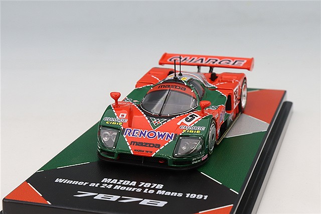 【希少・未組立】1/43プロバンスムラージュ マツダ 787B ルマン 1991 イクソ KBモデル 1/43 マツダ 787B 1991 ルマン24H ウィナー #55 V