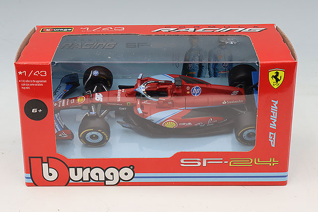 ブラゴ 1/43 フェラーリ SF-24 マイアミGP 2024 #16 C.ルクレール
