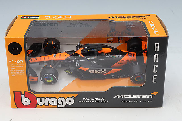 ブラゴ 1/43 マクラーレン F1チーム MCL38 2024 F1 #81 O.ピアストリ