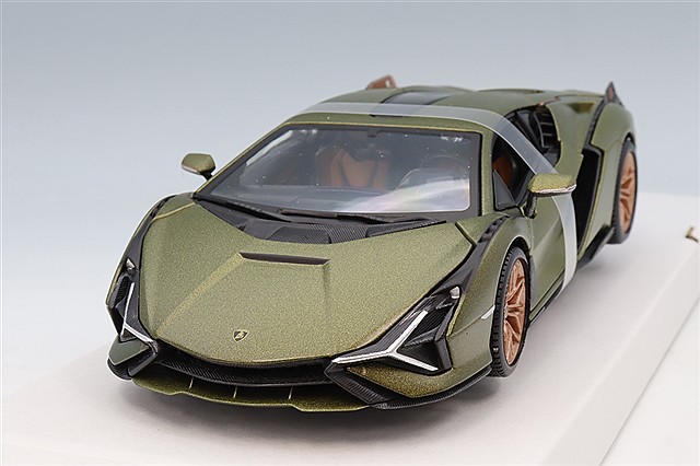 ブラゴ 1/18 ランボルギーニ シアン FKP 37 マットグリーン