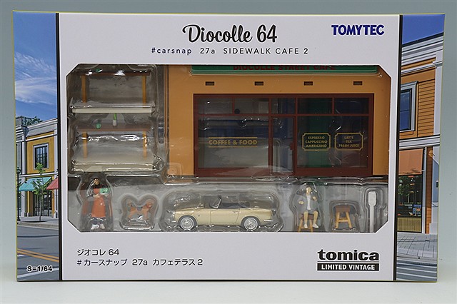 トミカリミテッドヴィンテージネオ1/64ジオコレ64 #カースナップ21aカフェ トミカリミテッドヴィンテージネオ1/64ジオコレ64 #カースナップ