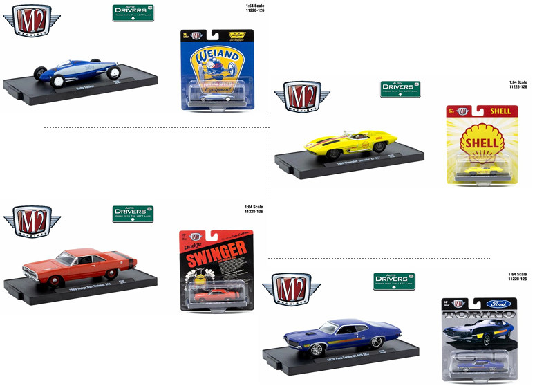 M2マシーン 1/64 ドライバーズ リリース 99 4台セット