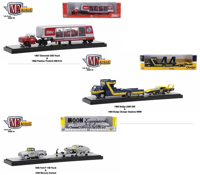M2マシーン 1/64 1967 ダッジ A100 パネルバン & 1966 ダッジ