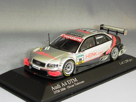 ミニチャンプス 1/43 アウディ A4 Futurecom Team Midland 2006 DTM #19 O.ティエレマンス