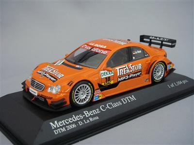 ・ミニチャンプス 1/43 メルセデスベンツ Cクラス "Trekstor" 2006 DTM #18 P.デ・ラ・ロサ