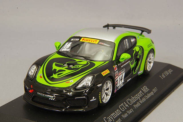 ポルシェ　ケイマン　GT4 1/43 特注 ポルシェ特注 スパーク製 1/43 ポルシェ ケイマン GT4 クラブ