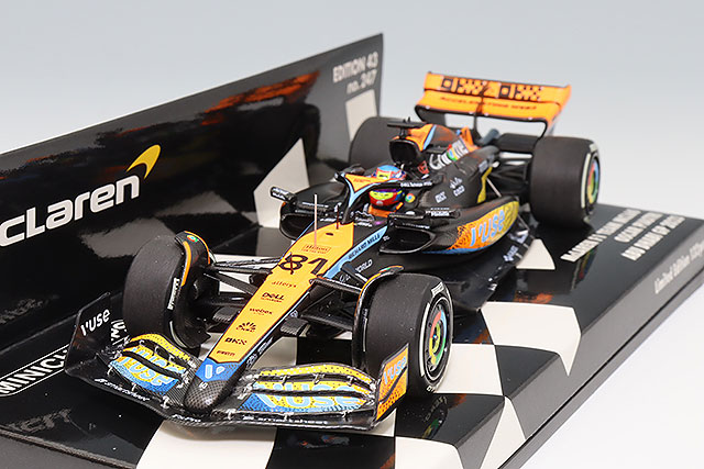 スパーク 1/43 マクラーレン MCL60 2023 F1 アブダビGP 5位 #4 L