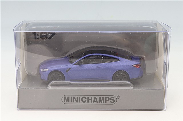 ミニチャンプス 1/43 BMW M4 2020 ブルーメタリック