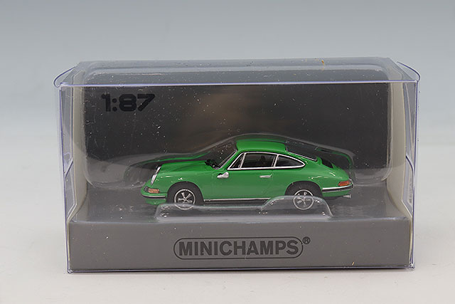 ミニチャンプス 1/43 ポルシェ 911 タルガ 1972 グリーン