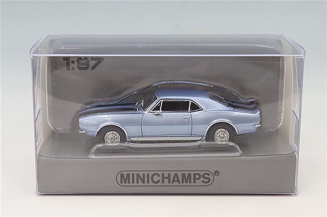 ミニチャンプス 1/87 ボルボ 480 ターボ 1987 ブルーメタリック