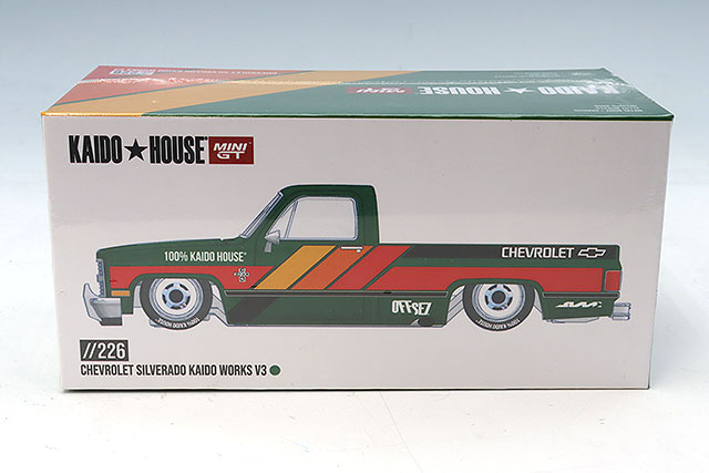 KAIDO HOUSE x TSM ミニGT 1/64 シボレー シルバラード KAIDO