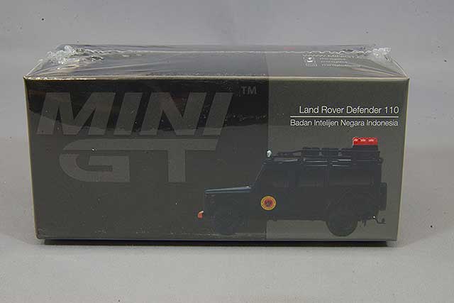 ,TSM ミニGT 1/64 ランドローバー ディフェンダー 110 インドネシア国家情報庁 右ハンドル