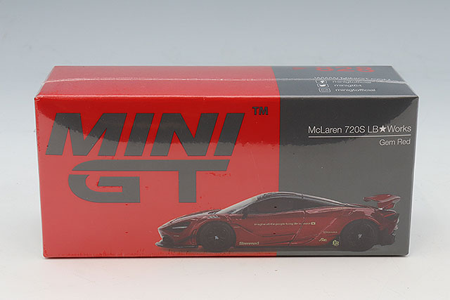 TSM ミニGT 1/64 マクラーレン 720S LB Works The Boring Concept (左