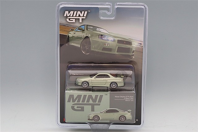 TSM ミニGT 1/64 日産 スカイライン GT-R R34 V-spec アクティブレッド