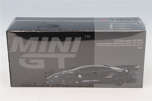TSM ミニGT 1/64 ランボルギーニ カウンタック LB-WORKS ブラック (左