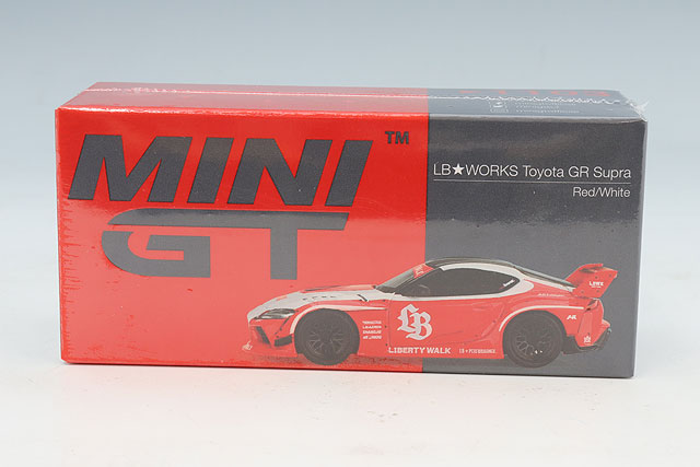TSM ミニGT 1/64 LB-WORKS フォード マスタング トリプルイエロー 左