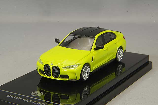 PARA64 1/64 BMW M3 G80 サンパウロイエロー 右ハンドル