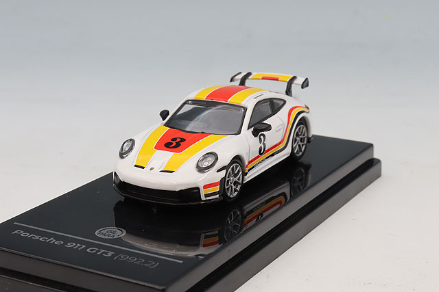 PARA64 1/64 ポルシェ 911 GT3 (992.2) GT 2025 シルバーメタリック 右