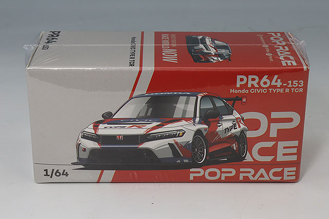 POP RACE 1/18 ホンダ シビック FK8 タイプR ホワイト