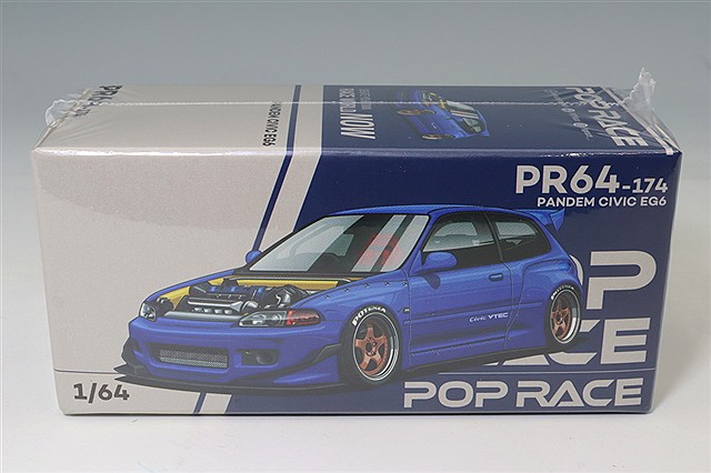 POPRACE パンデム シビック EG6 チェイス Amazon | POP RACE x Enigma 1/64 パンデムシビック EG6