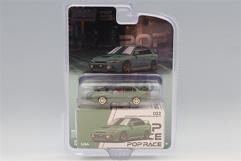 POP RACE x XCARTOYS 1/64 パンデム ロータス エリーゼ & 三菱 FUSO