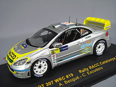 イクソ 1/43 プジョー 307 WRC 2006 ラリー カタルーニャ 4位