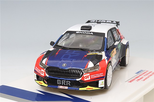 1/43 シュコダ ファビアR5 evo. #21 K.ロバンペラ イクソ 1/43 シュコダ ファビア R5 No.30 2020 WRC ラリー