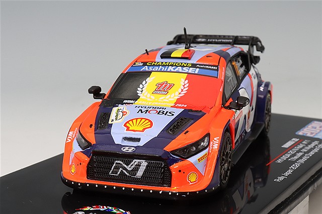 ラリージャパン2024 会場限定 1/43 GRヤリスWRT #18勝田貴元 イクソ 1/43 トヨタ GR ヤリス ラリー1 ハイブリッド 2024