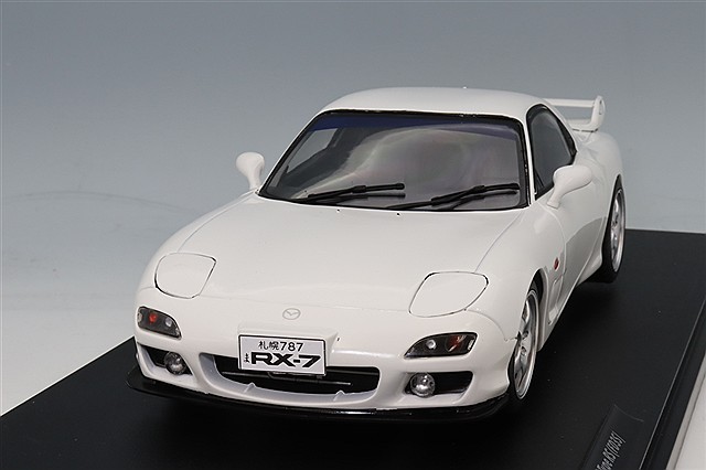 イグニッションモデル 1/64 FEED RX-7 (FD3S) ホワイト/アドバンRS-DF